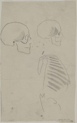 Skeletal Studies for Gods of the Modern World (Panel 15) for The Epic of American Civilization