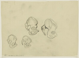 Bone Studies for Gods of the Modern World (Panel 15) for The Epic of American Civilization