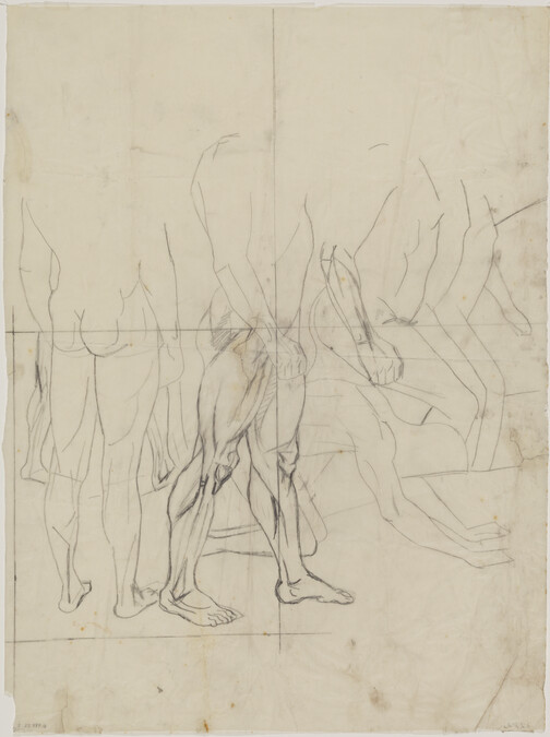 Study of Bodies for Migration (Panel 1) for The Epic of American Civilization