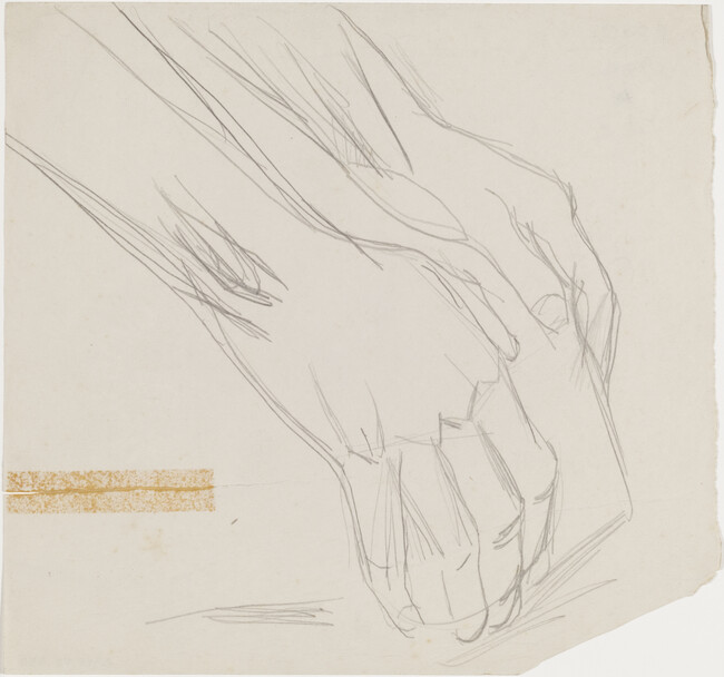Study of a Hand for The Epic of American Civilization