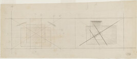 Study of Geometric Patterns for the Murals at the New School for Social Research, New York