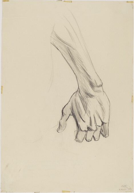 Study of Arm and Hand for The Epic of American Civilization