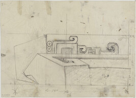 Study of Decorative Motif for The Pre-Columbian Golden Age (Panel 6) for The Epic of American...