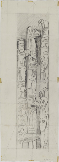 Study for Totem Pole I (Panel 9) for The Epic of American Civilization