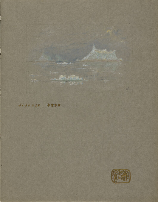 Untitled, page 2, from the portfolio, The Aurora:  Arctic and Antartic Studies