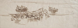 Beaching a Boat (Figures in the Water, Prouts Neck)