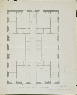 Plan of North College Buildings (Wentworth Hall)