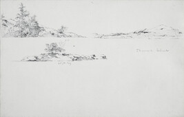 Two Studies of Islands from The Thousand Islands Sketchbook