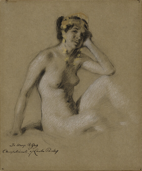 Untitled (Female Nude with Headress)