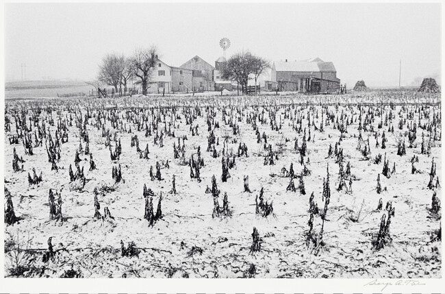 Farm in Snow