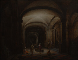 A Guard Room Scene with Figures Conversing