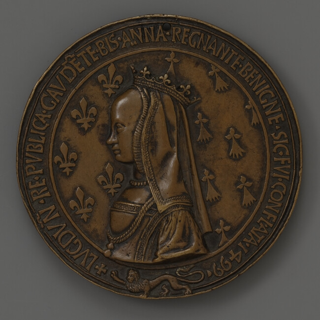 Louis XII (obverse) and Anne De Bretagne (reverse), King and Queen of France