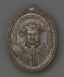 Badge with King Henry VIII (obverse); Saint George Slaying a Dragon (reverse)