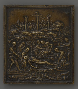 The Entombment of Christ, with Coat of Arms of the Grimani Family