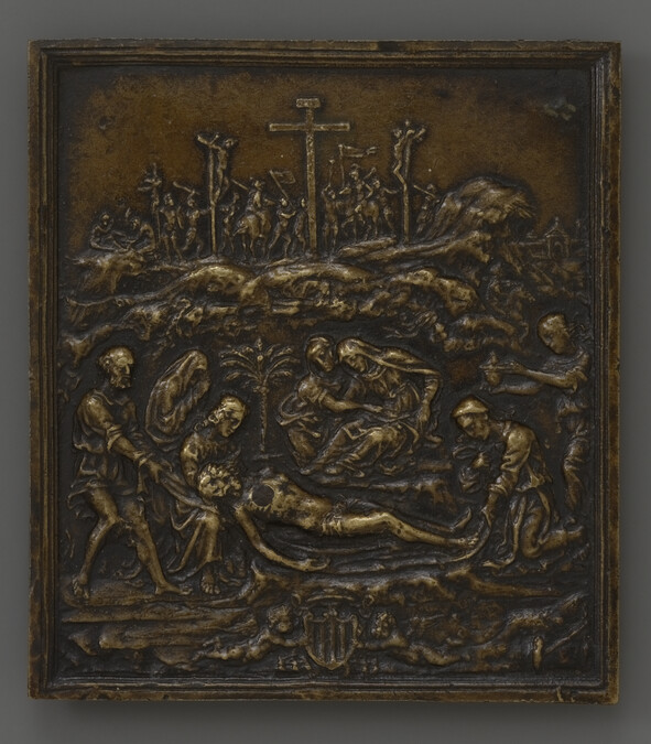 The Entombment of Christ, with Coat of Arms of the Grimani Family