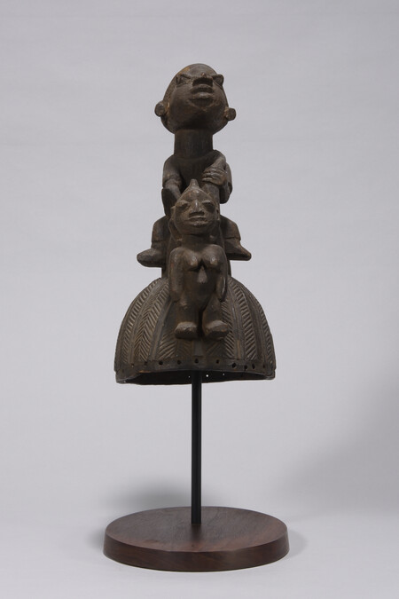 Headdress, Horse and Rider with Attendant