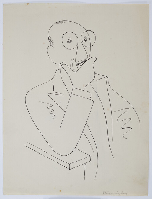 Caricature of Stravinsky