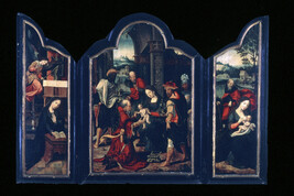 Triptych: Annunciation, Adoration of the Magi, Flight into Egypt