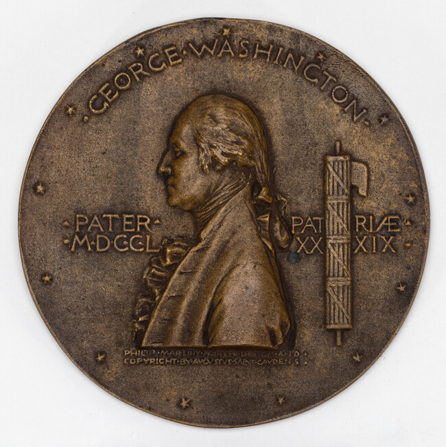 George Washington, Inaugural Centennial Medal (George Washington, obverse; Eagle, reverse)