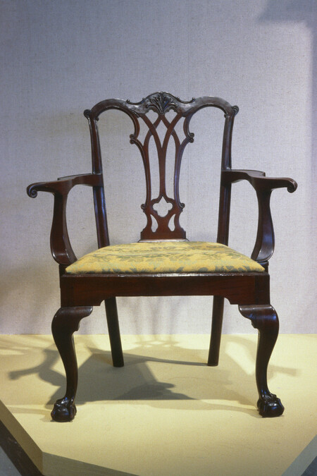 Philadelphia Chippendale-style Armchair (Centennial Reproduction)