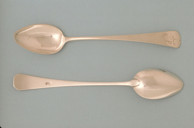 Teaspoon, Coffin-handle (one of a pair)