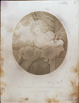 Print Plate, Mrs. George Hay Drummond and Family
