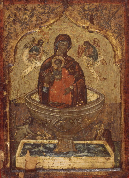 Virgin and Child in Fountain of Life