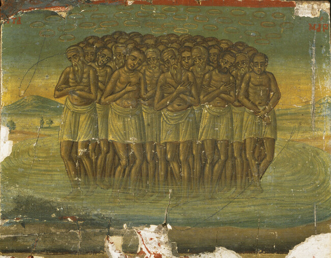 Forty Martyrs with Halos