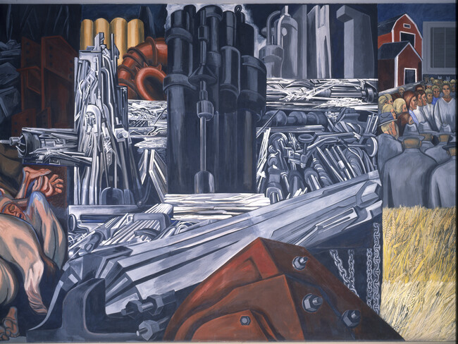 The Epic of American Civilization: The Machine (Panel 12)