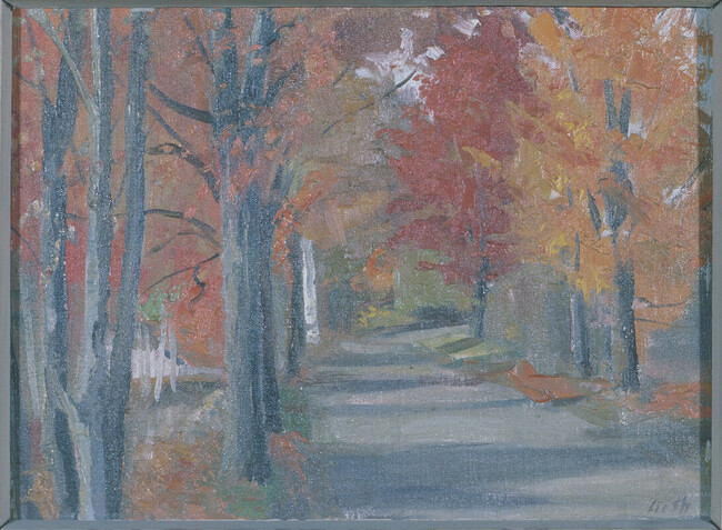 Road Through the Autumn Woods