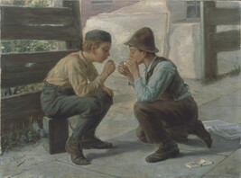 Two Boys Smoking