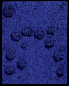 Blue Monochrome Sponge Relief (RE24)