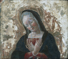 Fragment from a Madonna and Child Enthroned