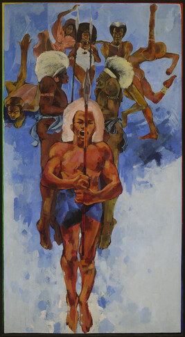 Dance, panel three from The Temple Murals: The Life of Malcolm X