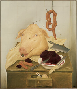 La Mesa del Carnicero (The Butcher Table); Still Life with Pig's Head
