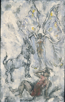 Balaam, the Angel and the Ass(obverse); Untitled Abstraction (reverse)