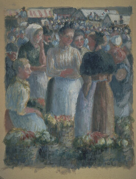 Girls at a Flower Fair, Dieppe