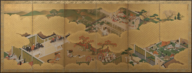Genji monogartari (The Tale of Genji). Chapter 1: Kiritsubo (The Lady of the Paulownia-Courtyard Chambers); Chapter 5: Wakamurasaki (Little Purple Gromwell) and Chapter 7: Momiji no ga (An Imperial Celebration of Autumn Foliage)