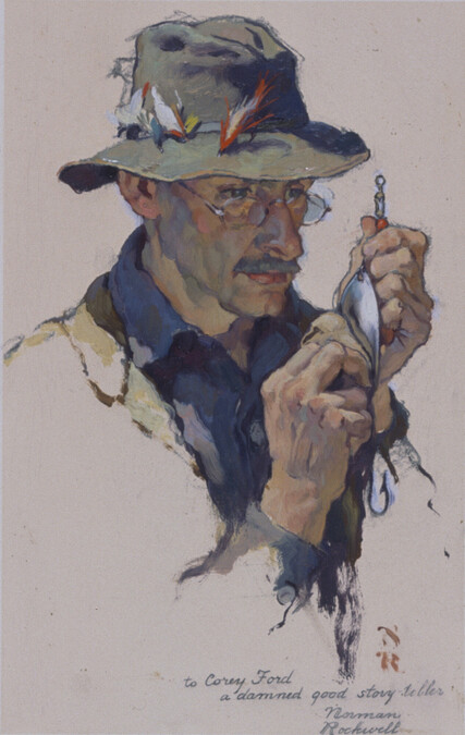 Portrait of a Corey Ford Wearing a Fishing Hat