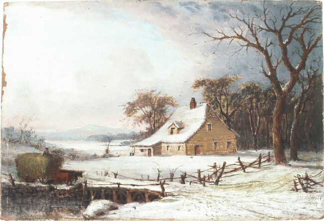 Winter Scene in the Country