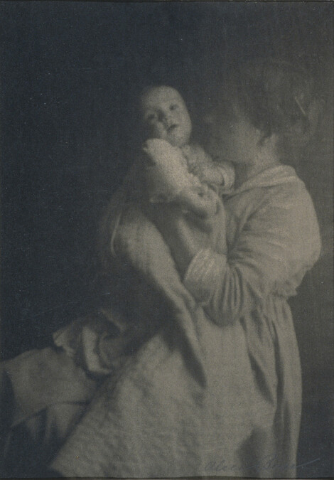 Woman and Child (Elsie Burr Overstreet and her son, Alan Burr Overstreet)