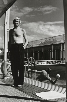 David Hockney, Piscine Royale, Paris 1975, number 2 of 15 from the portfolio Helmut Newton 15 Photographs