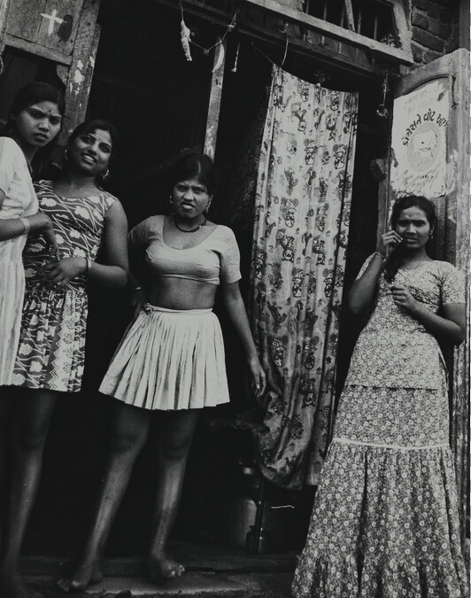 Indian Prostitutes in Doorway