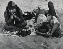 Three People on the Beach