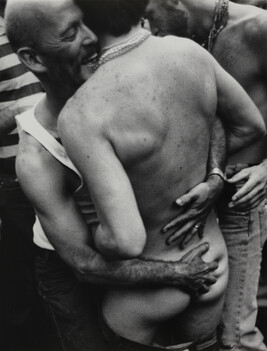 Men Embracing and Grabbing Buttocks