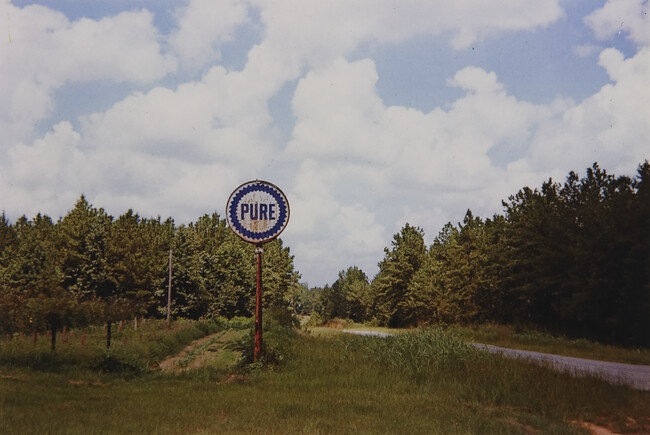 Pure Oil Sign in Landscape, Near Marion, Alabama