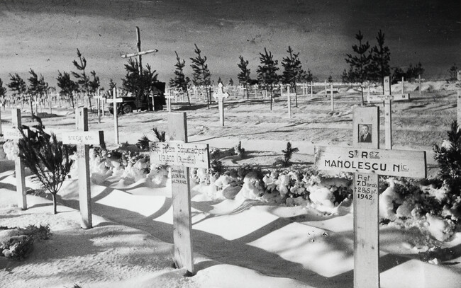 Fascists graveyard for Rumanian troops