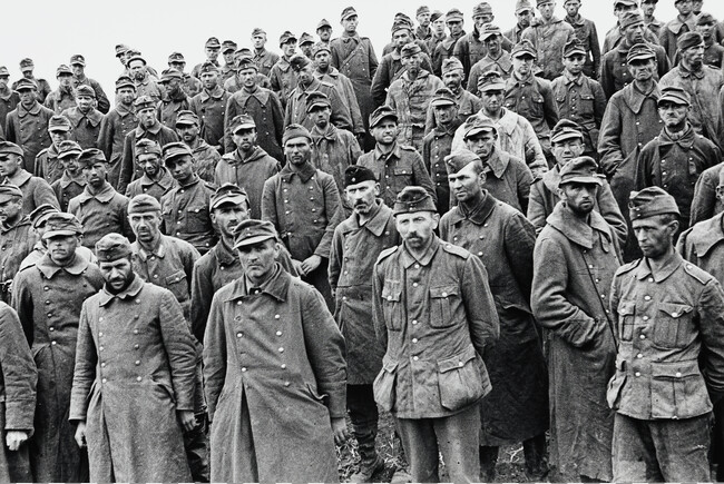 German POW's (second panel of panorama)