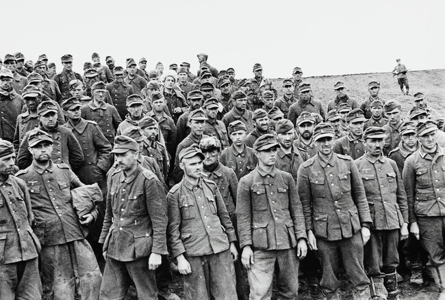 German POW's (right panel of panorama)