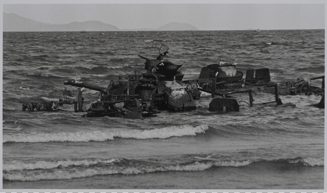 War wreckage, Vietnam